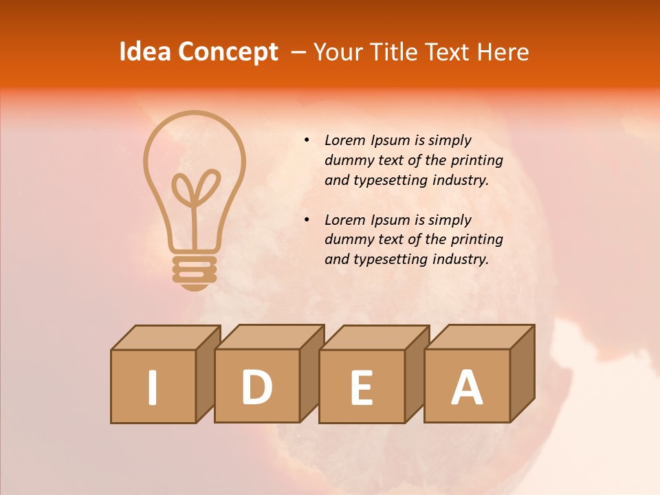 Tasty Edible Isolated PowerPoint Template