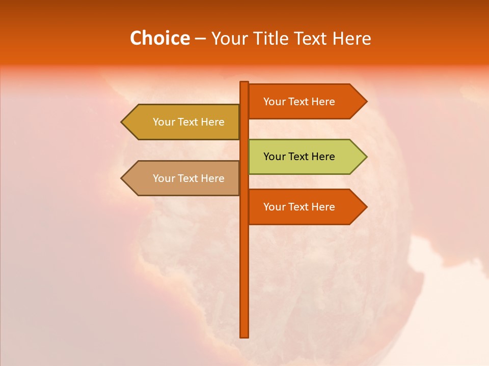 Tasty Edible Isolated PowerPoint Template