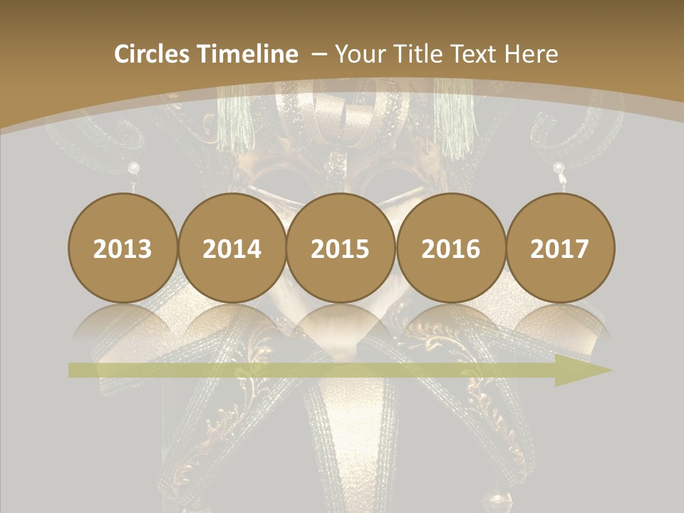 Decorative Jester Studio Shot PowerPoint Template