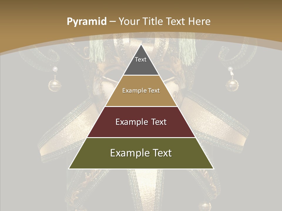 Decorative Jester Studio Shot PowerPoint Template