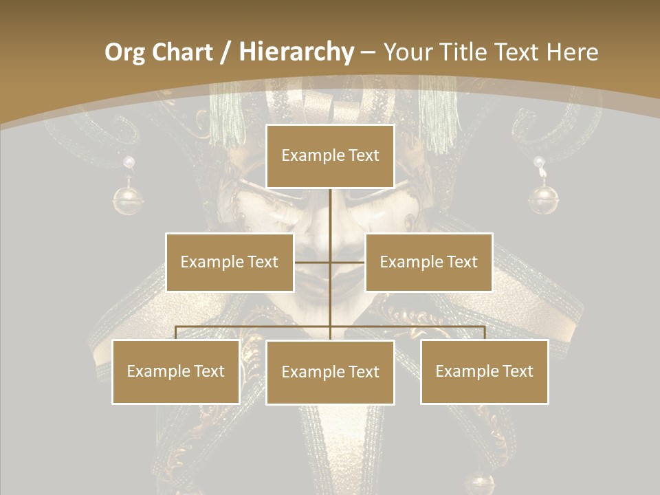 Decorative Jester Studio Shot PowerPoint Template