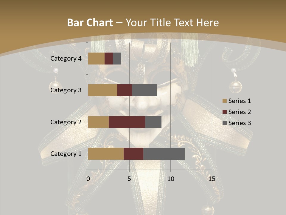 Decorative Jester Studio Shot PowerPoint Template