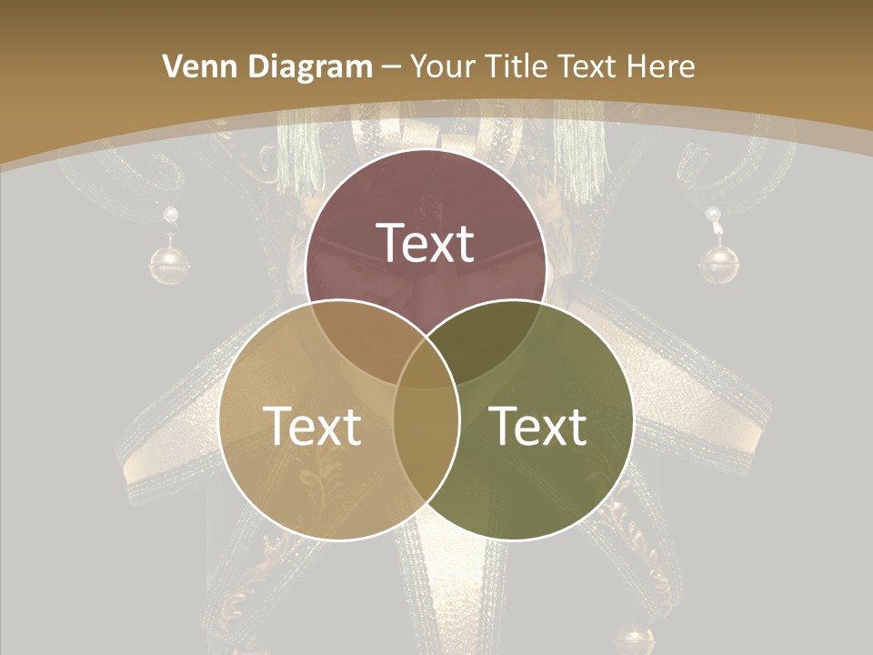 Decorative Jester Studio Shot PowerPoint Template