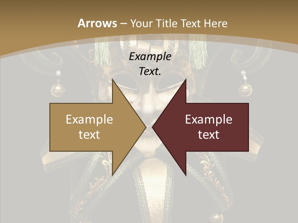 Decorative Jester Studio Shot PowerPoint Template