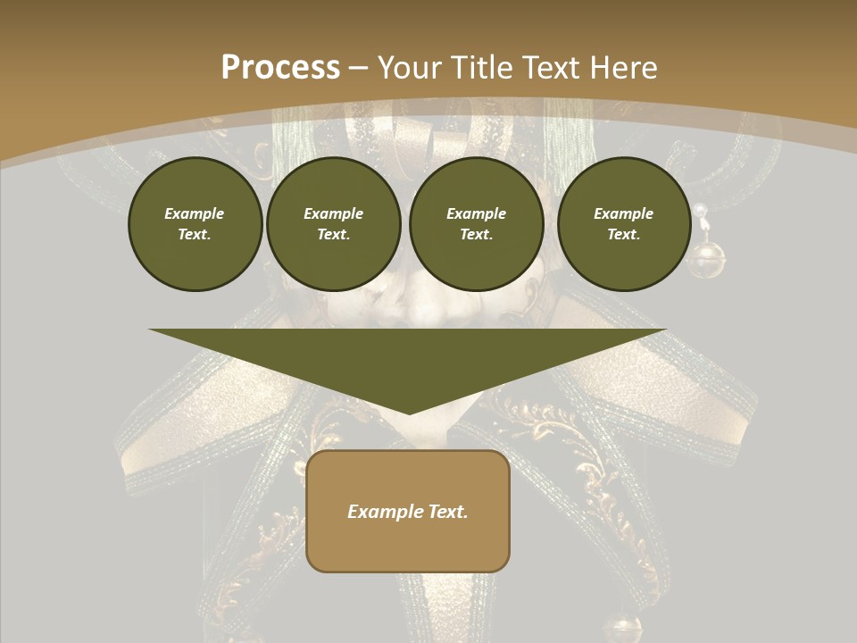 Decorative Jester Studio Shot PowerPoint Template