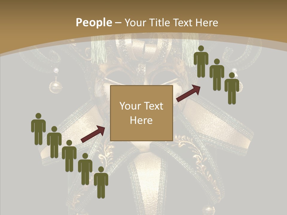 Decorative Jester Studio Shot PowerPoint Template