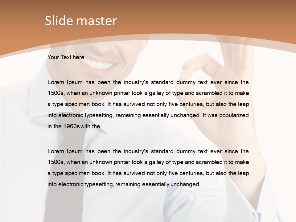 Business Businessman Person PowerPoint Template