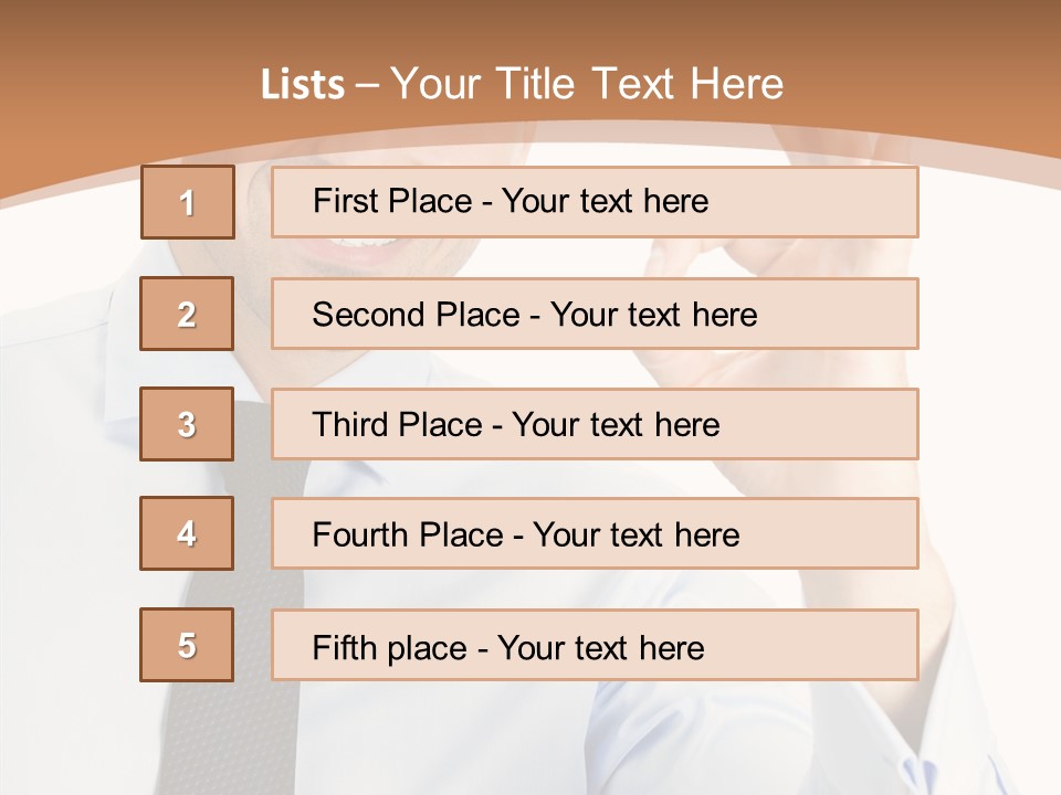 Business Businessman Person PowerPoint Template