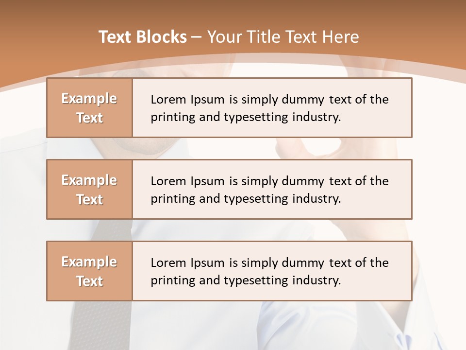Business Businessman Person PowerPoint Template