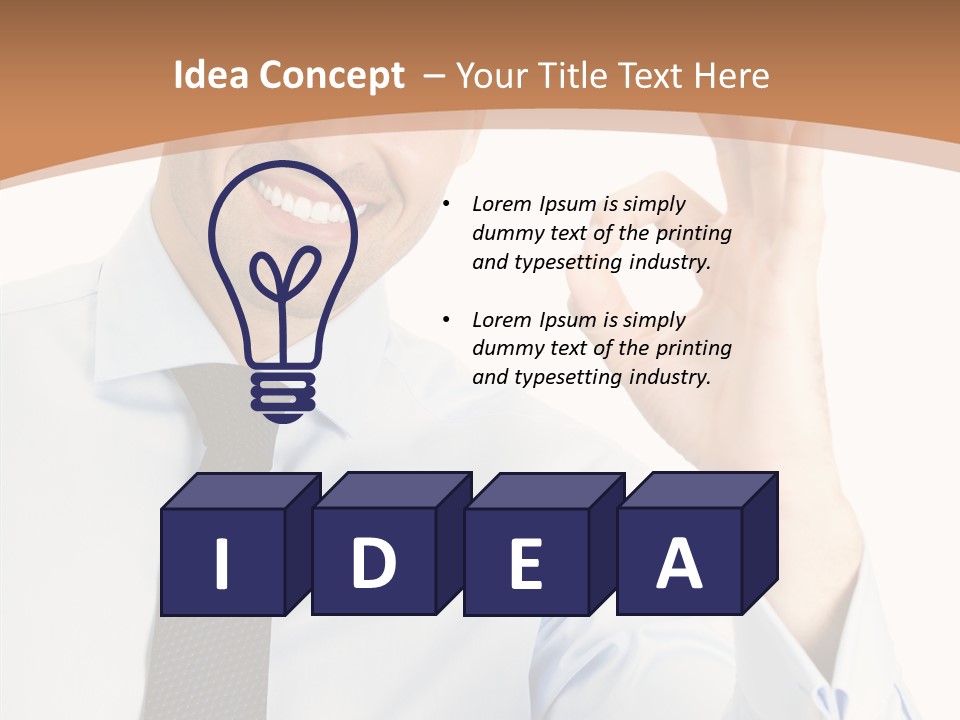 Business Businessman Person PowerPoint Template