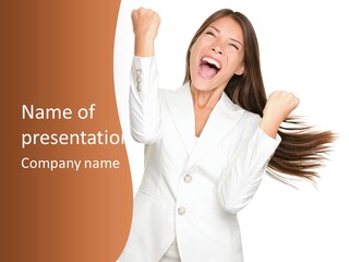 Expression Freedom Celebrating PowerPoint Template
