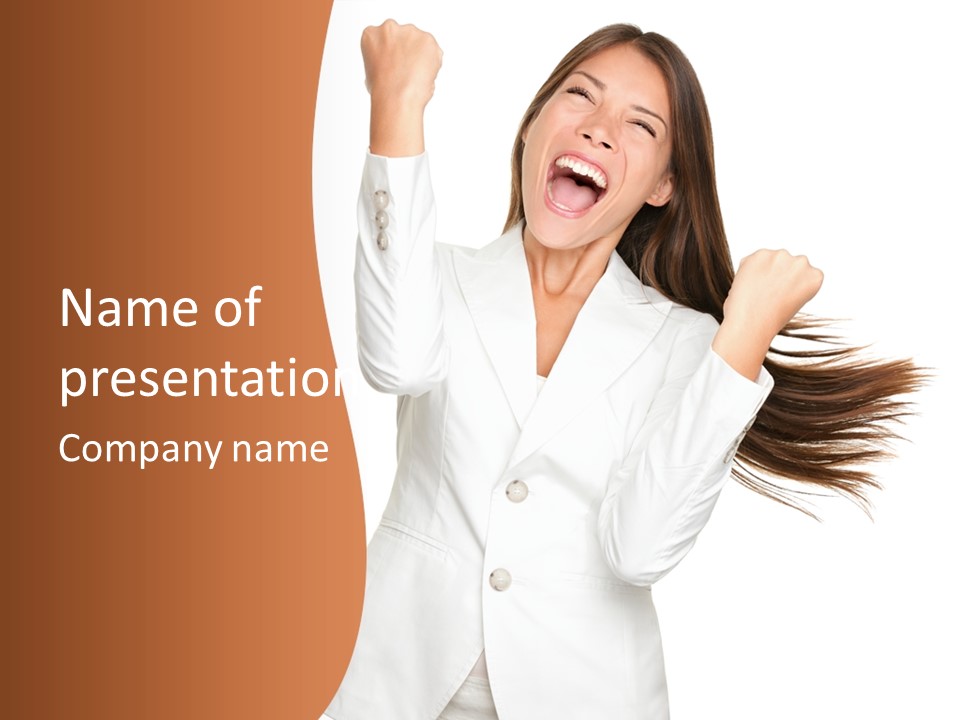Expression Freedom Celebrating PowerPoint Template