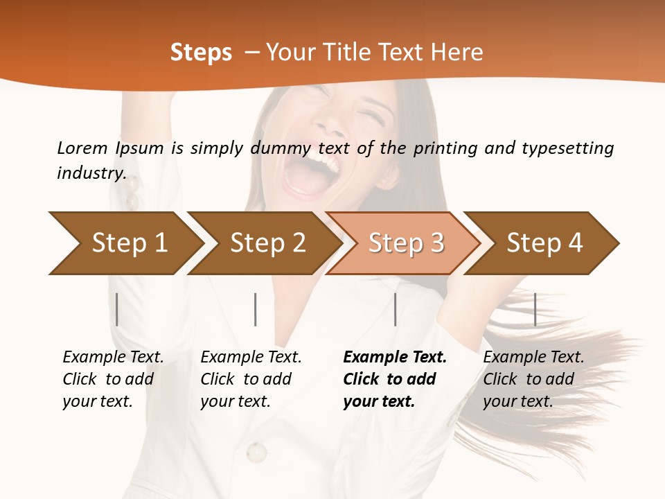 Expression Freedom Celebrating PowerPoint Template