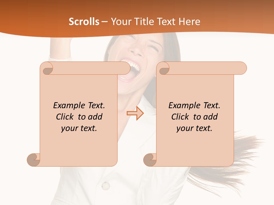 Expression Freedom Celebrating PowerPoint Template
