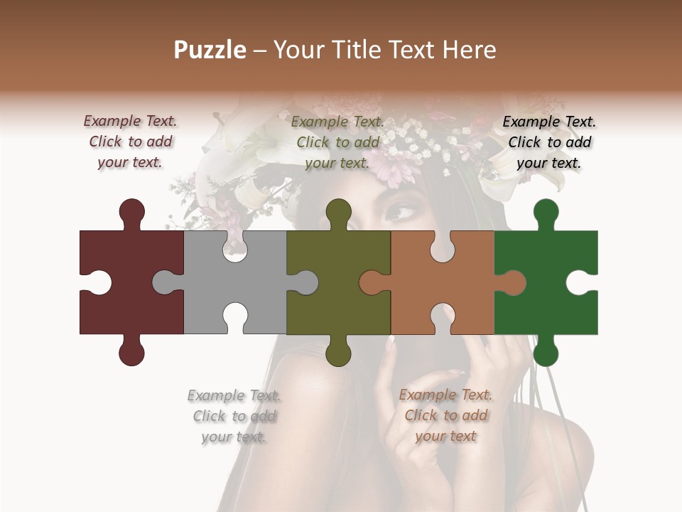 Lily Garland Model PowerPoint Template