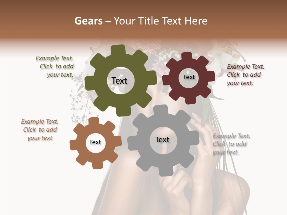 Lily Garland Model PowerPoint Template