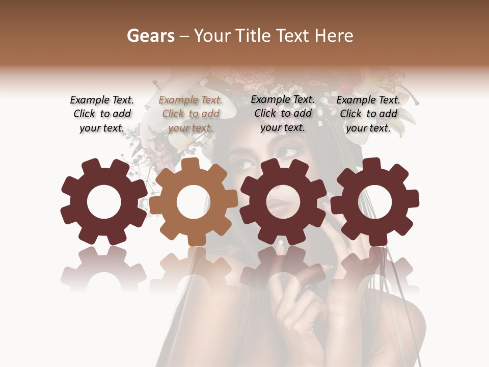 Lily Garland Model PowerPoint Template