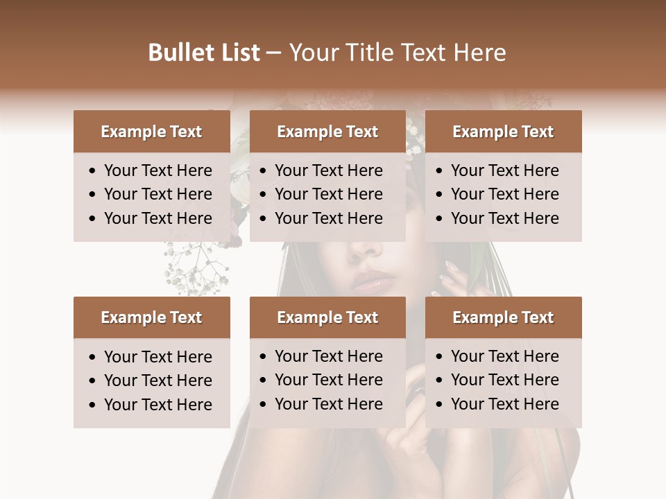 Lily Garland Model PowerPoint Template