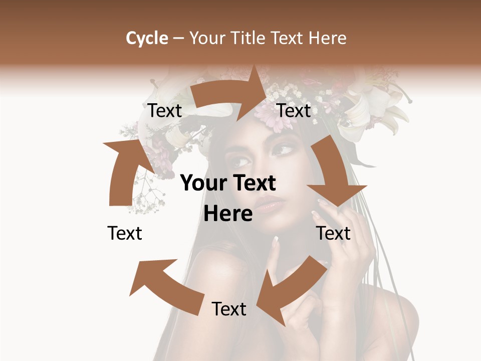 Lily Garland Model PowerPoint Template