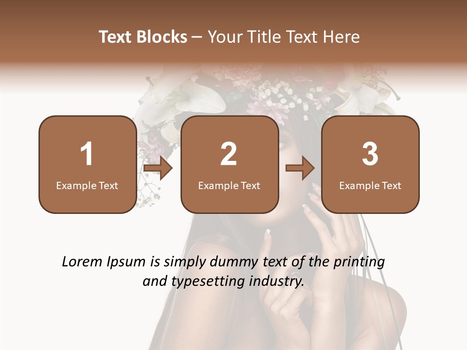 Lily Garland Model PowerPoint Template