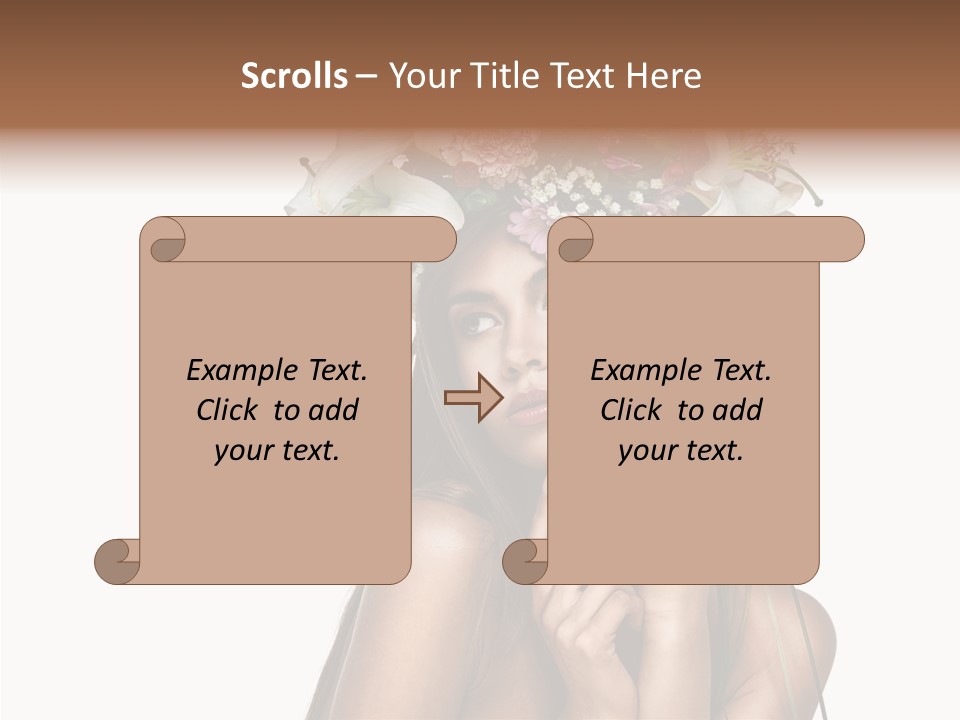 Lily Garland Model PowerPoint Template