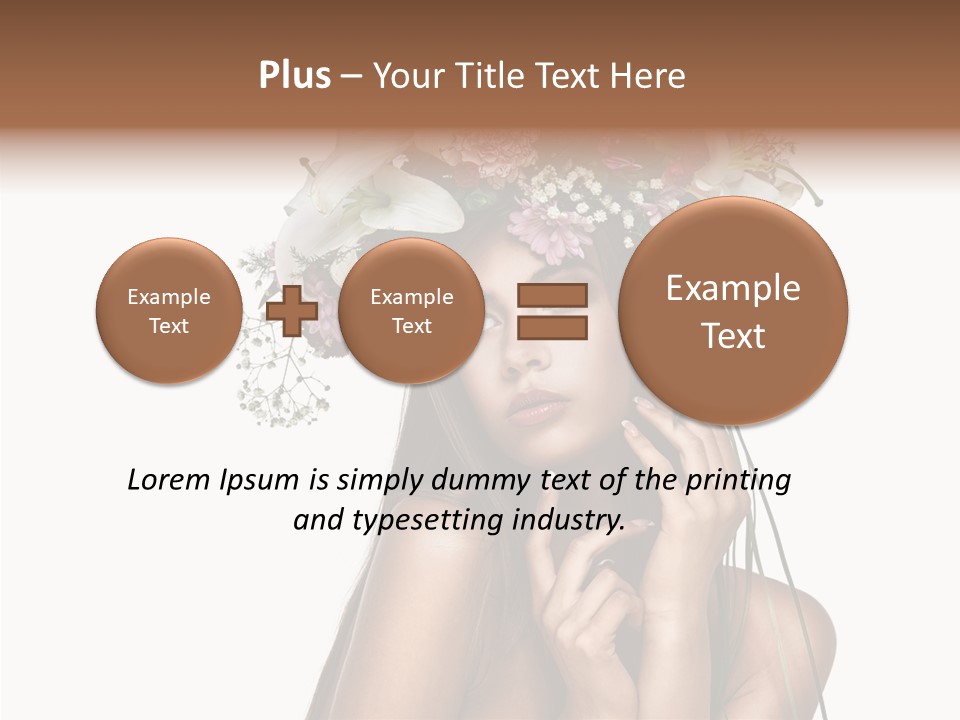 Lily Garland Model PowerPoint Template