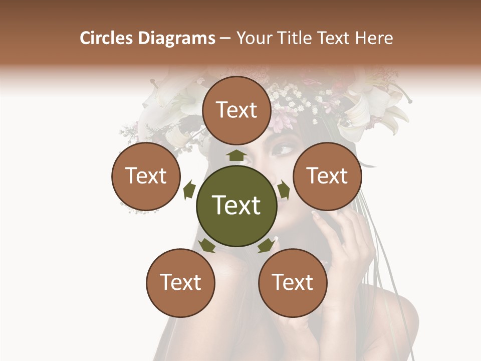 Lily Garland Model PowerPoint Template