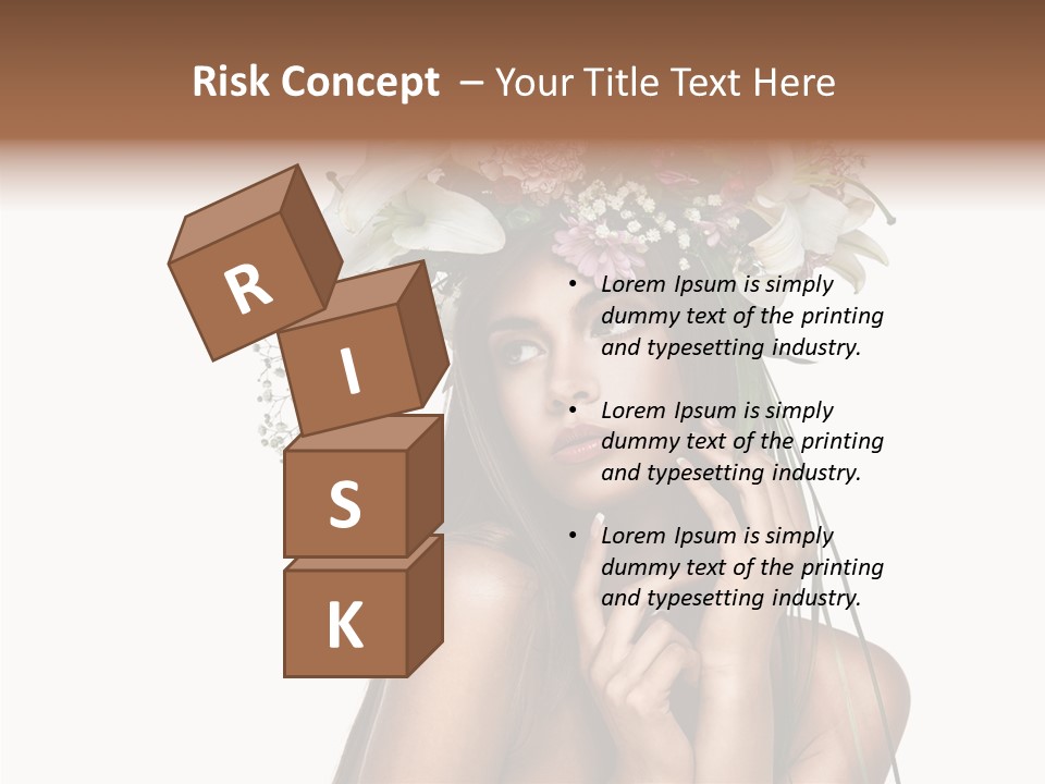 Lily Garland Model PowerPoint Template