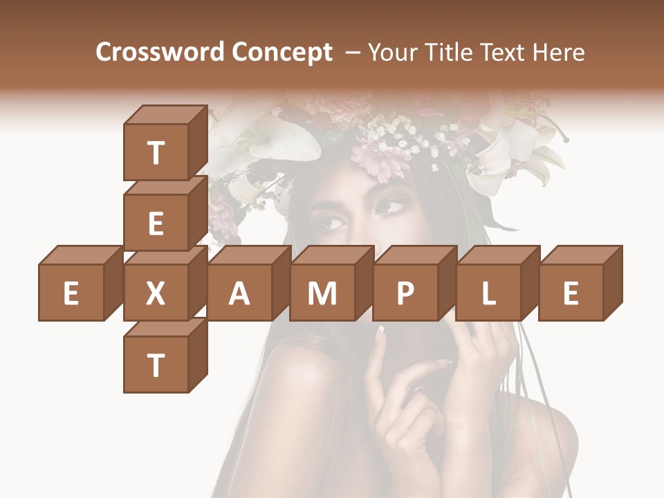 Lily Garland Model PowerPoint Template