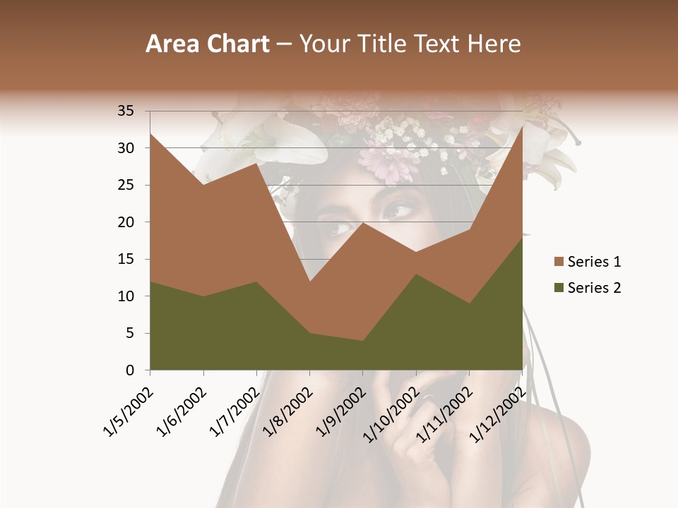 Lily Garland Model PowerPoint Template