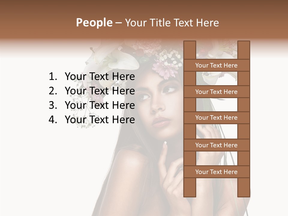 Lily Garland Model PowerPoint Template