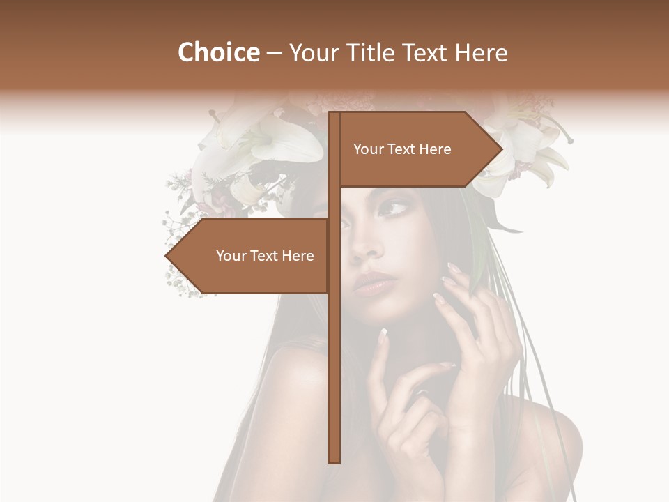 Lily Garland Model PowerPoint Template