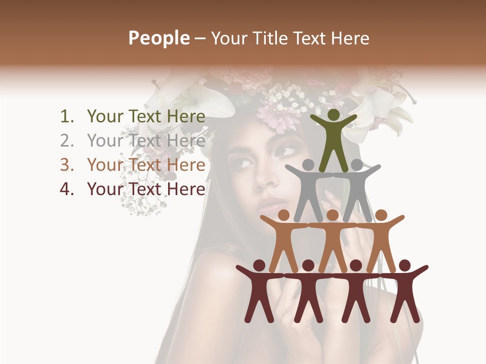 Lily Garland Model PowerPoint Template