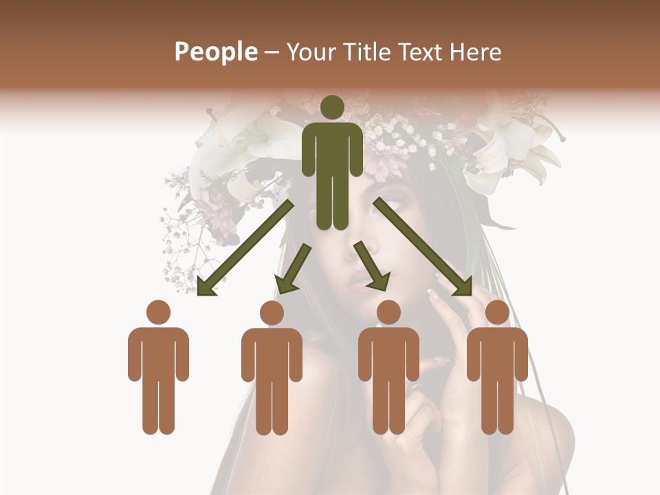 Lily Garland Model PowerPoint Template