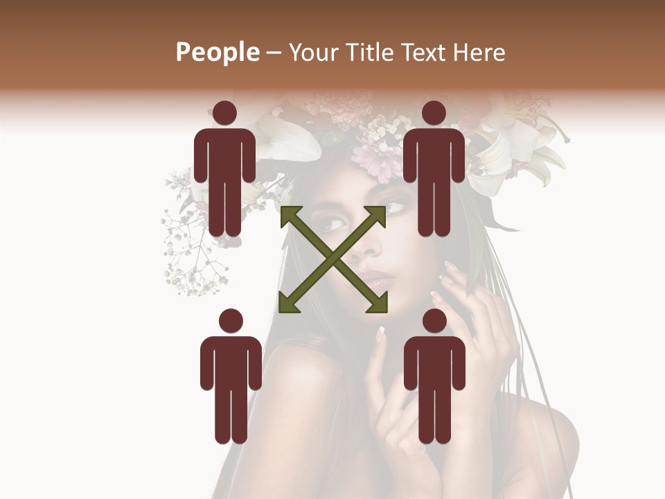 Lily Garland Model PowerPoint Template