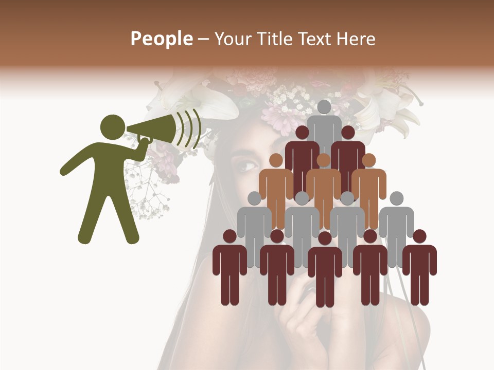 Lily Garland Model PowerPoint Template