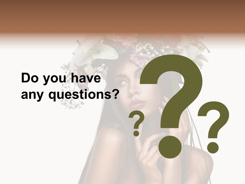 Lily Garland Model PowerPoint Template