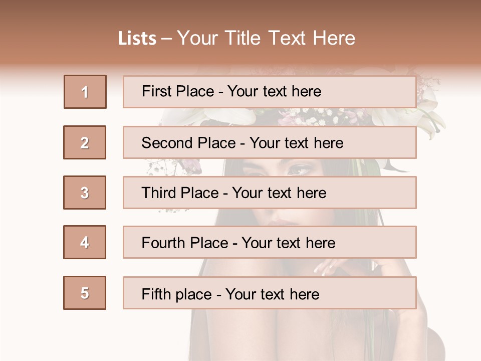 Healthy Beauty Summer PowerPoint Template