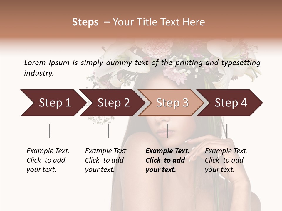 Healthy Beauty Summer PowerPoint Template