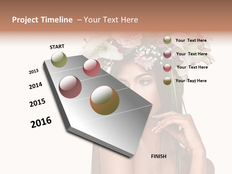 Healthy Beauty Summer PowerPoint Template
