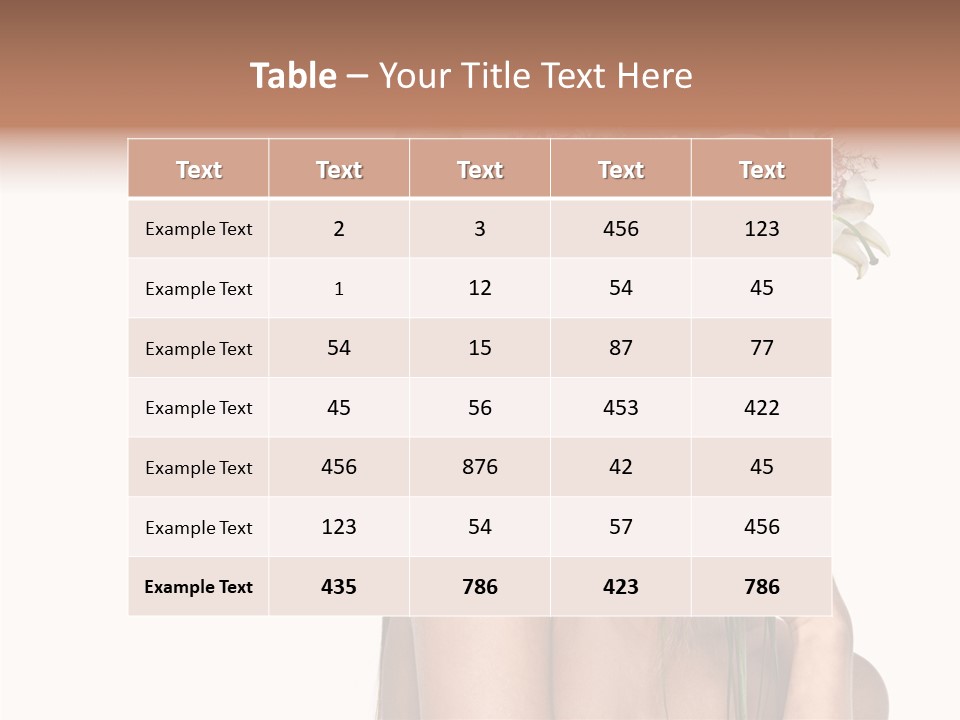 Healthy Beauty Summer PowerPoint Template