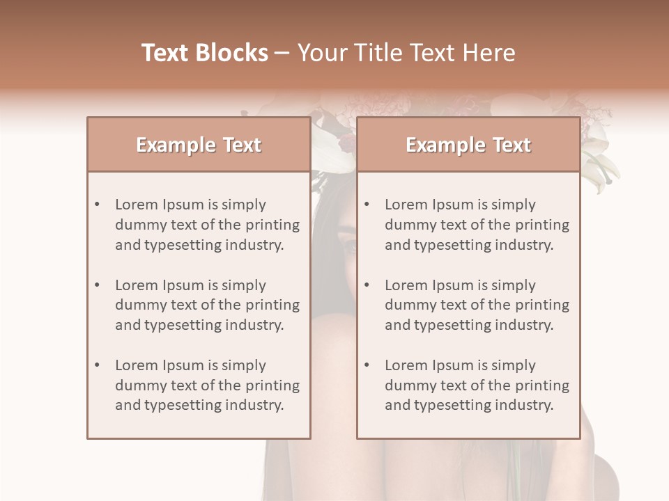 Healthy Beauty Summer PowerPoint Template