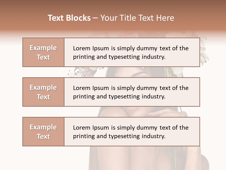 Healthy Beauty Summer PowerPoint Template