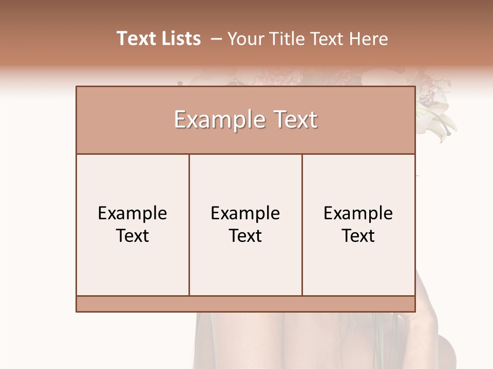 Healthy Beauty Summer PowerPoint Template
