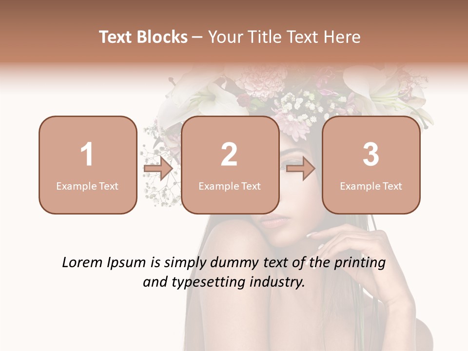 Healthy Beauty Summer PowerPoint Template