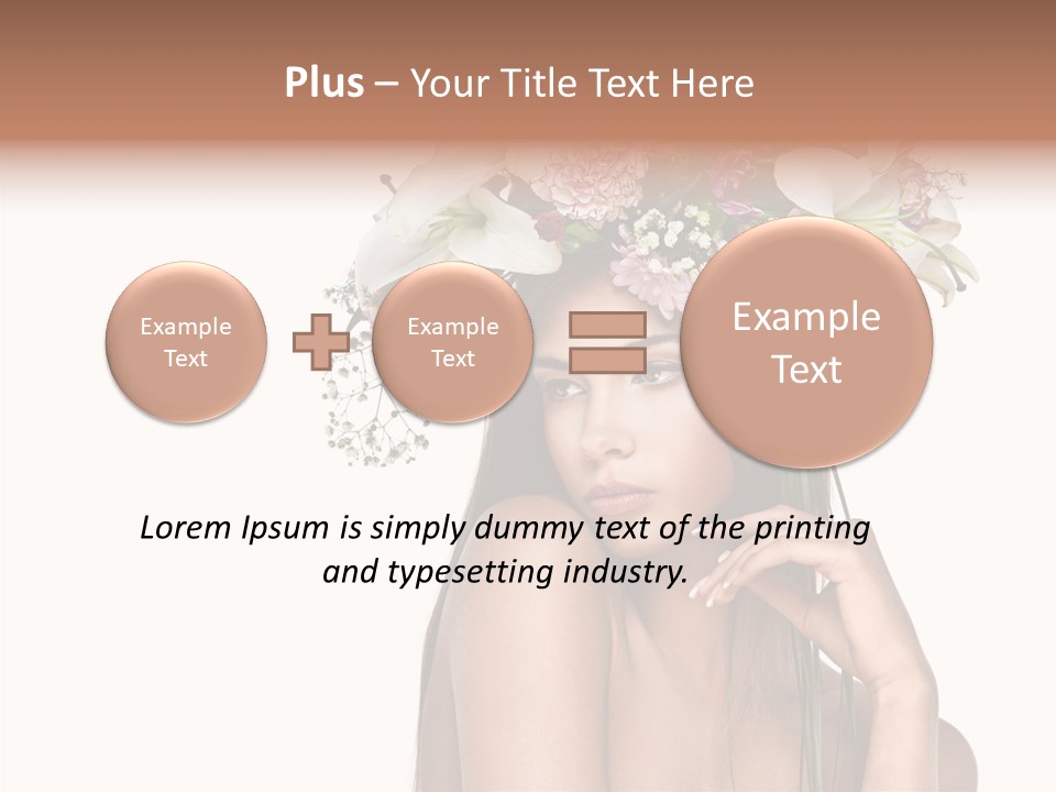 Healthy Beauty Summer PowerPoint Template