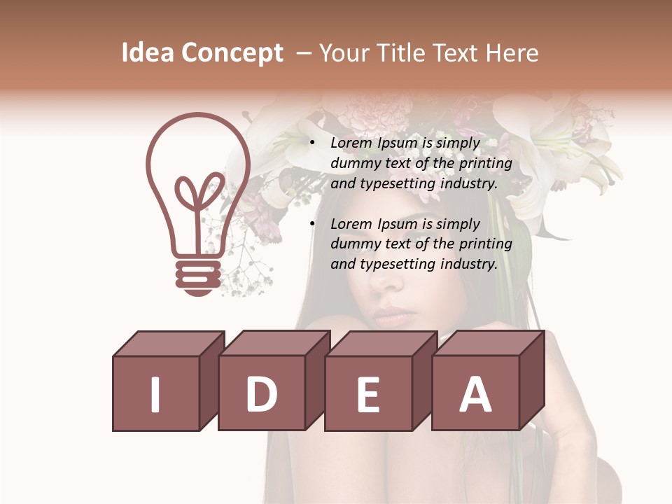 Healthy Beauty Summer PowerPoint Template