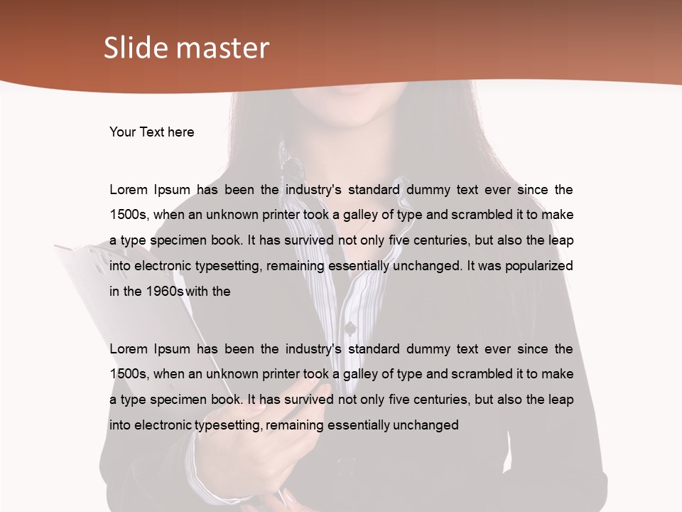 Associates Business Rate PowerPoint Template