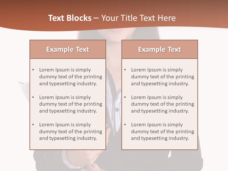 Associates Business Rate PowerPoint Template