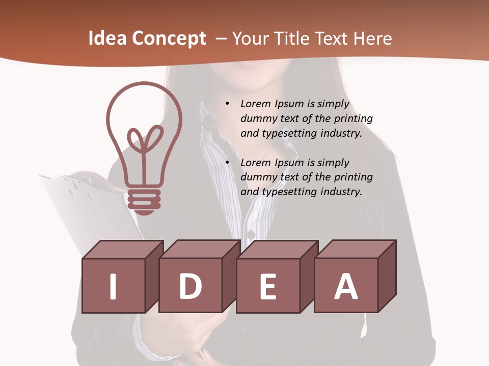 Associates Business Rate PowerPoint Template